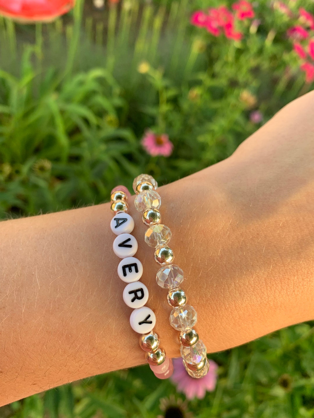 Clear Crystal Stack Bracelet - Etsy
