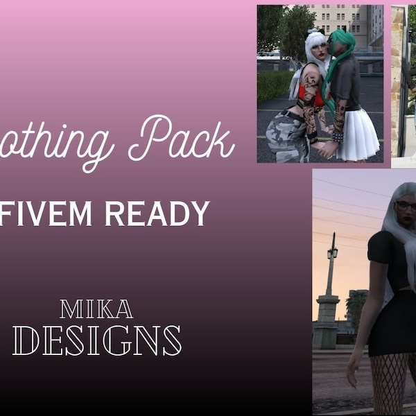 Female Clothing Pack Fivem - Etsy UK