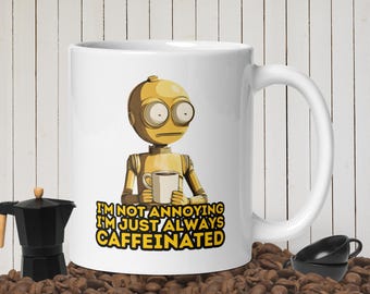 Taza de café D-3PO / Derp Wars