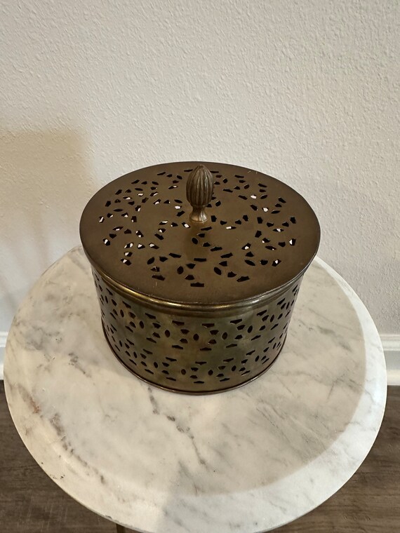 Vintage Brass Container - image 4