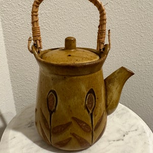 Vintage japanische Keramik Teekanne
