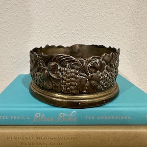 Vintage Silver Plated wine/champagne bottle coaster