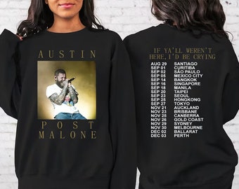 Post Malone Tour 2023 2 Sides Sweatshirt, Posty 2023 Tour Shirt,Rapper Posty Concert Hoodie, Posty Tee, Posty Graphic shirt