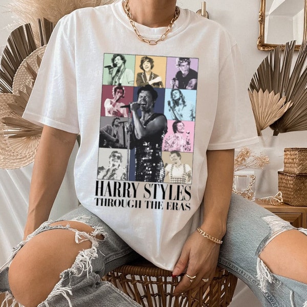 Harry Styles Through The Eras Shirt, TS The Eras Tour Tee, Haylor Shirt, Love On Tour 2023 shirt, Sweatshirt, Hoodie