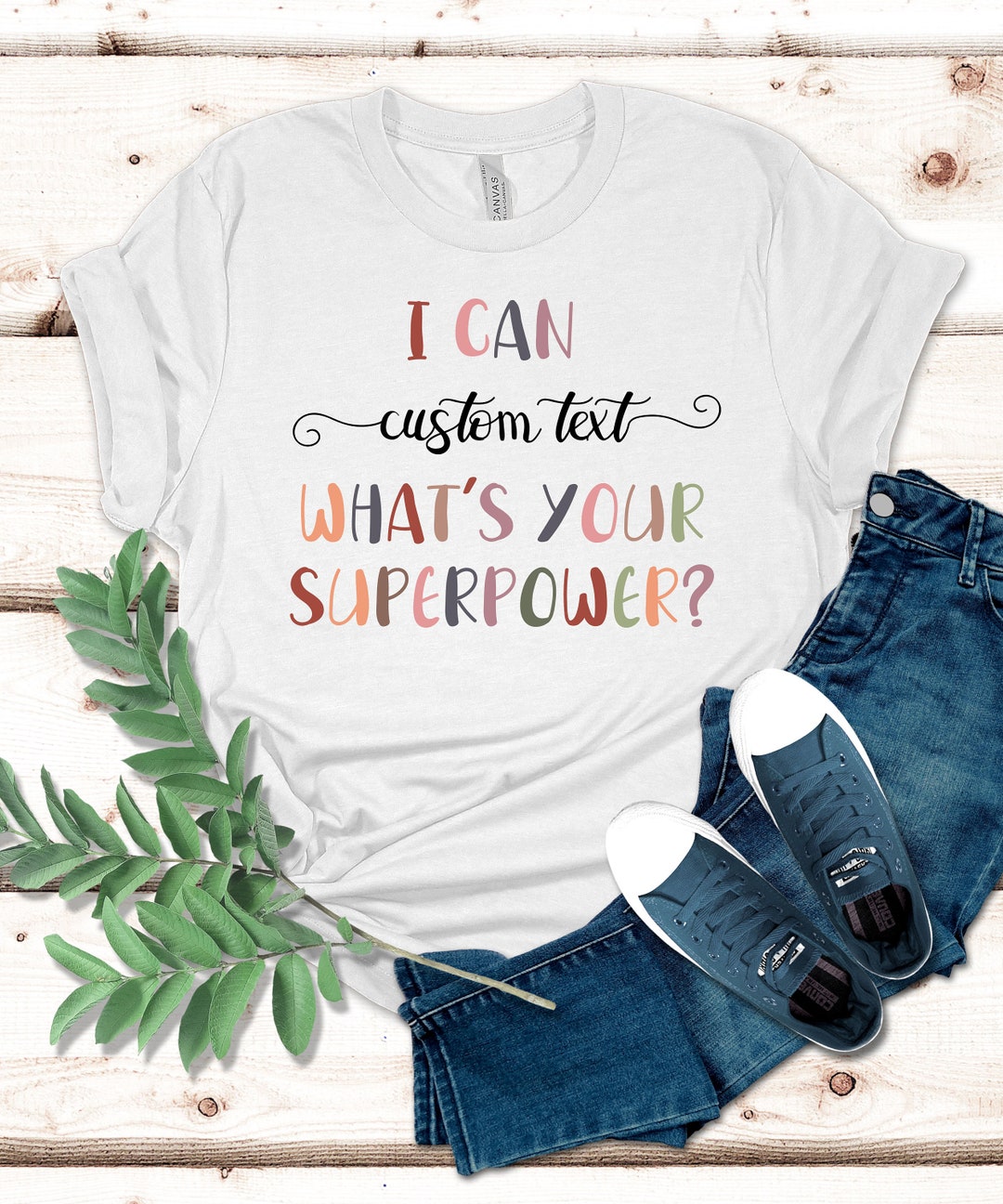 Customize Your Shirt Custom Bella Canvas T-shirt - Etsy