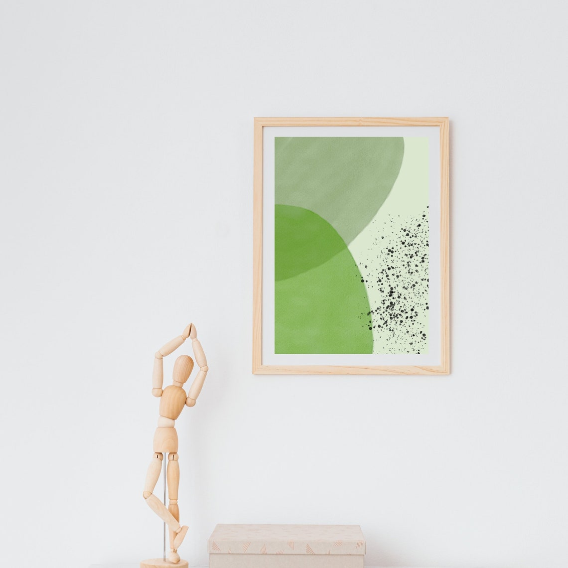Kiwi, Gallery Wall, Modern Abstract Print, Printable Wall Print