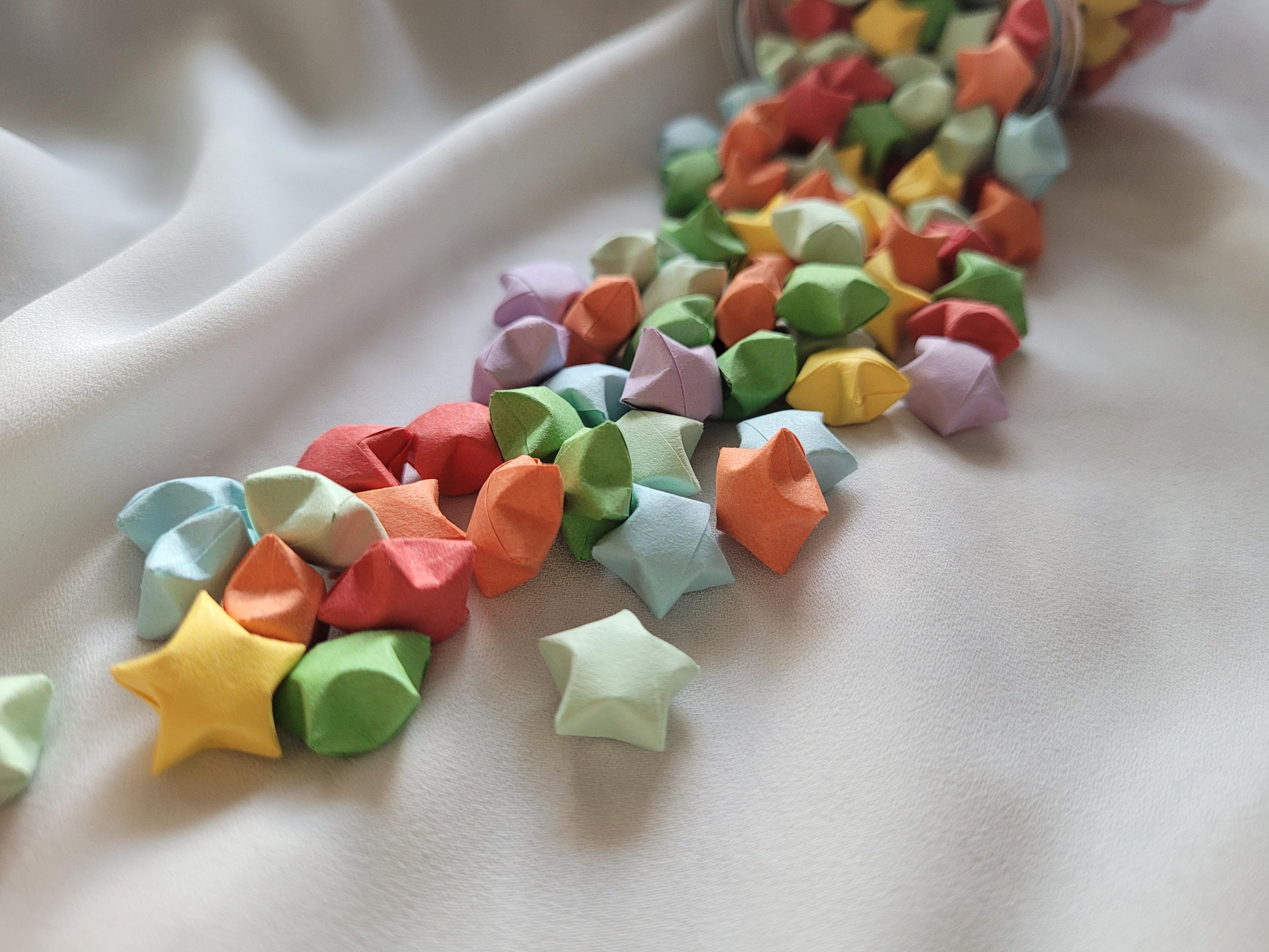 Origami Lucky Star Jar - Etsy