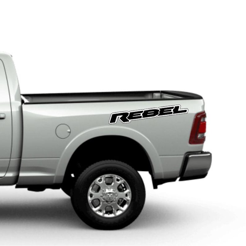 Rebel Racing Decals RAM REBEL Decal | REBEL Truck Vinyl Cut File (digital Download) - Etsy