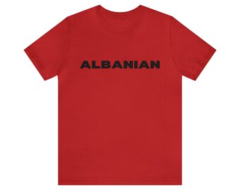 Camiseta de manga corta Albanian Eagle Unisex Jersey