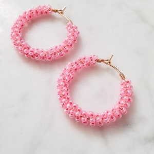 Pink Confetti Earrings image 2