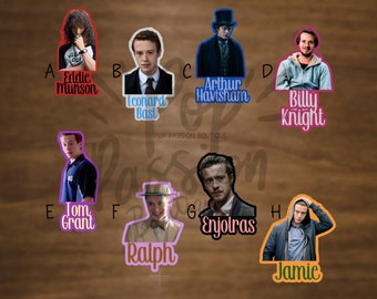 Joseph Quinn Character Stickers