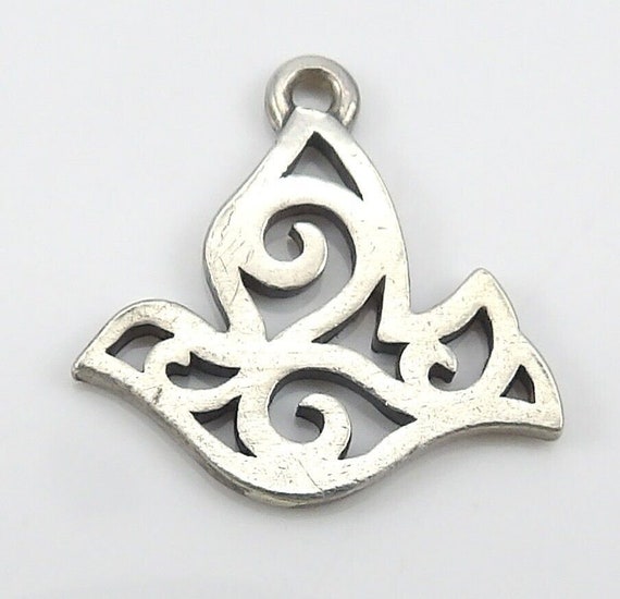 James Avery Sterling Silver Adorned Scroll Dove C… - image 1