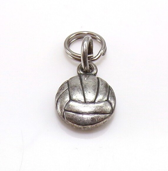 James Avery Sterling Silver Volleyball Charm LMB2 Gem
