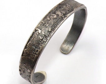 Todd Reed Palladium & Sterling Silver Men's Organic Cuff Bracelet LLC5