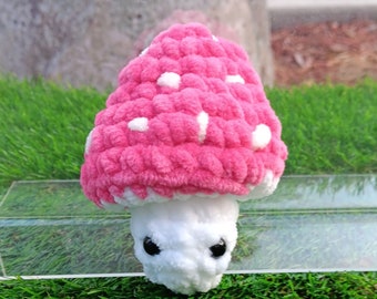 Häkelpilz, Häkelpilz-Pops, Häkelspielzeug, Handgemacht, Pilz, Amigurumi, Spielzeug, Kuscheltier, Baby-Dusche-Geschenke, Weihnachtsgeschenke