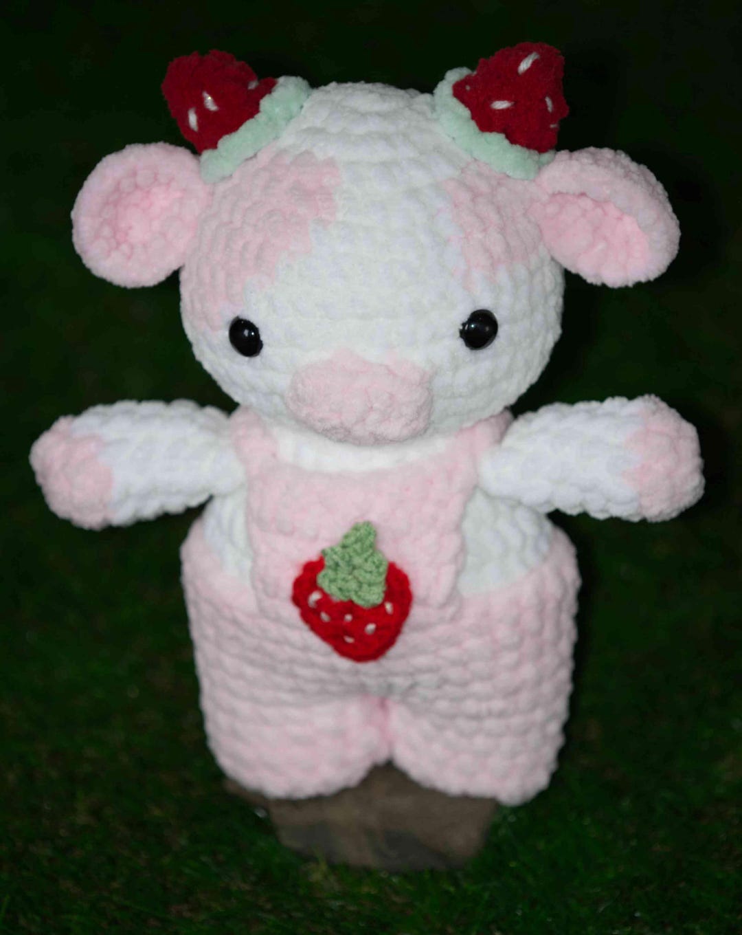 Handmade Crochet Cow Toy main image 1