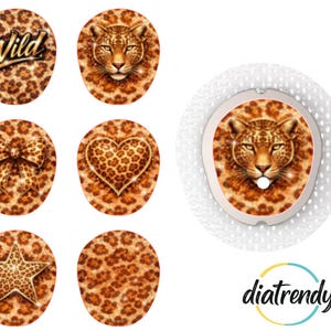 Dexcom G7 sensor stickers - Wild (set of 6)
