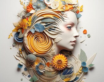 Mother Nature Art Print - Etsy