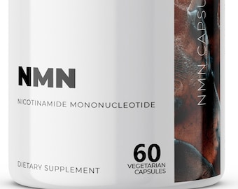 NMM Nicotinamida Mononucleótido de Potencia Pura 500 mg 60 Cápsulas (3 frascos)