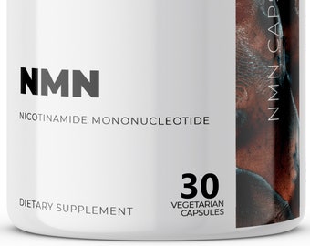 NMM Nicotinamida Mononucleótido de Potencia Pura 500 mg 30 Cápsulas