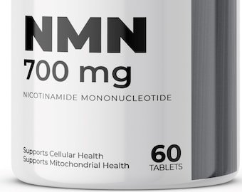 Mononucleótido de nicotinamida NMM de potencia pura, 700 mg, 60 cápsulas