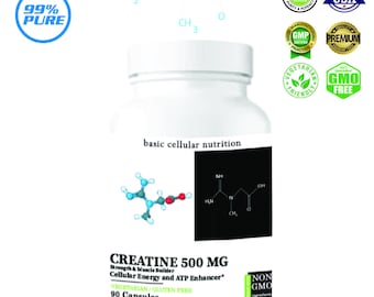 BasicCellularNutrition Creatina 500 MG 90 Cápsulas