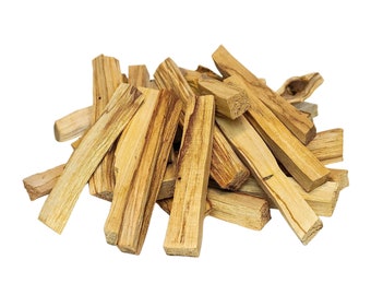 Peruvian Palo Santo Sticks A Grade | Bursera Graveolens | Incense | 6 thick sticks | High Grade Wildcrafted in Piura Peru