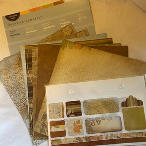 Kreative Erinnerungen Scrapbooking 8x8 Kit Bountiful Herbst Herbst Papier Ernte Aufkleber