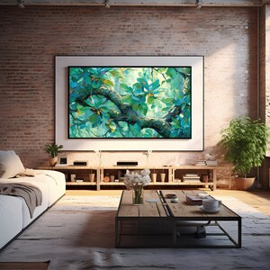 Samsung Frame TV Art Modern Wall Decor for Your Smart Home - Etsy