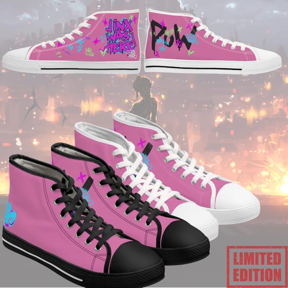 未使用MagicalFurniturePuroShelf/S-size Jinx Arcane Women's High Top Sneakers - Mystical Occult