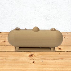 Propane Tank 250 gal in G, O & HO scale | Model Trains | Scenery | G Scale | O Scale | HO Scale