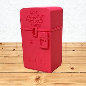 Coca-Cola 1940&#39;s style Vending Machine in G, O & HO scale | Model Trains | Scenery | G Scale | O Scale | HO Scale
