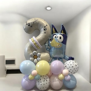 Cartoon Hondenpoot Folie Diy Ballon Sculptuur Kit | Verjaardag Jongen Meisje Nummer Verjaardag Ballon Boeket | Themastapel eerste verjaardag ballonfeest