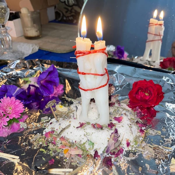 Candle Wax Reading With Photos - Ceromancy Ritual Report