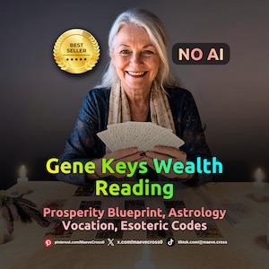 Gene Keys Wealth Reading, Prosperity Blueprint, Astrology Vocation, Esoteric Codes (Digital PDF)