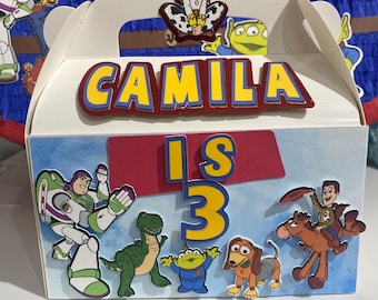Caja de recuerdos con temática de TOY STORY, juego de 6 y más