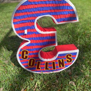 Piñata con número de Jessie, temática de Toy Story imagen 15