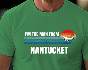 Ik ben de man van Nantucket, Funny Nantucket Tshirt, Nantucket Shirt, Er was eens een man van Nantucket Shirt, Nantucket T, Nantucket Gift