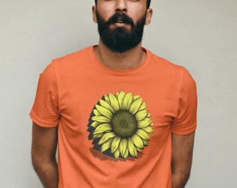 3D Zonnebloem, Wildflower Shirt, Sun Flower shirt, Zonnebloem Tee, Zonnebloem TShirt, Women's Fall Shirt, Zonnebloem Tshirt, Sunshine Tee