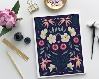 Floral Cards | Blank Greetings Cards | for All Occasions