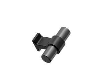 Manijas y pomo en T Bond de Furnipart, latón negro mate, 160 mm, 320 mm, pomo en T