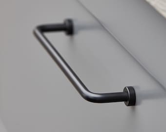 Tirador Furnipart Lounge negro mate 128 mm y 160 mm