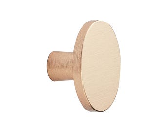 Tirador y pomo Furnipart Square 10 Plato de latón cepillado y aluminio de 128 mm