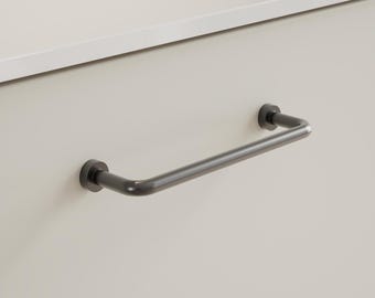 Tirador de salón Furnipart en metal de cañón de 128 mm y 160 mm