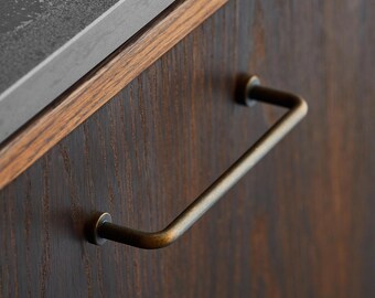 Tirador Furnipart Lounge Marrón Antiguo 128 mm y 160 mm