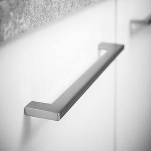 Furnipart Flat Handle Inox Look 128mm 192mm 256mm 448mm