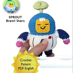 Haakpatroon SPROUT Brawl Stars, gedetailleerde masterclass, ecologisch speelgoed voor kinderen