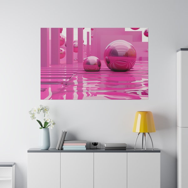 Hot Pink Marbles Etsy