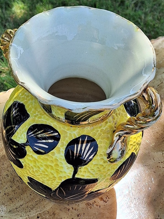 フランス　VALLAURIS ヴァロリス　花瓶　アンティーク フランス VALLAURIS ヴァロリス 花瓶 アンティーク - メルカリ