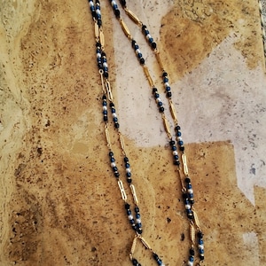 2 ROWS long necklace